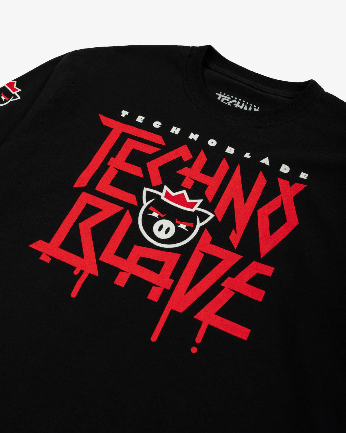 Agro Long Youth Sleeve Tee (Black) - Image 3