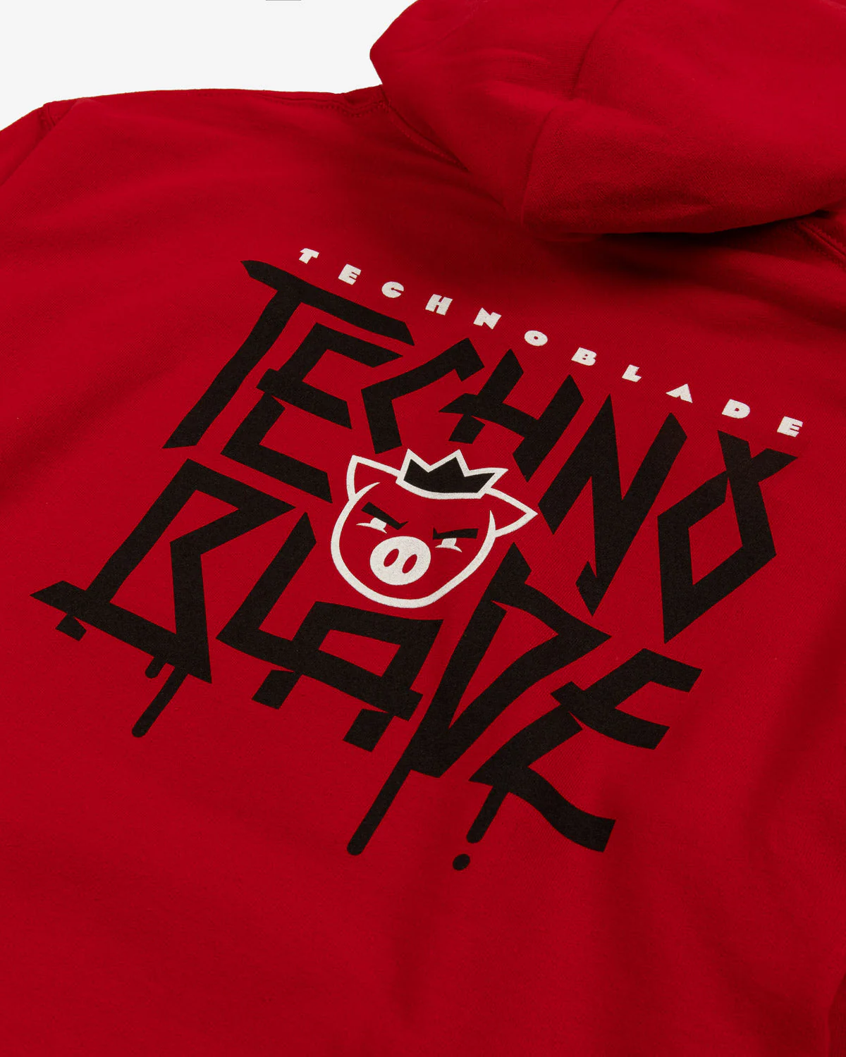 Agro Youth Pullover Hoodie (Red) - Image 4