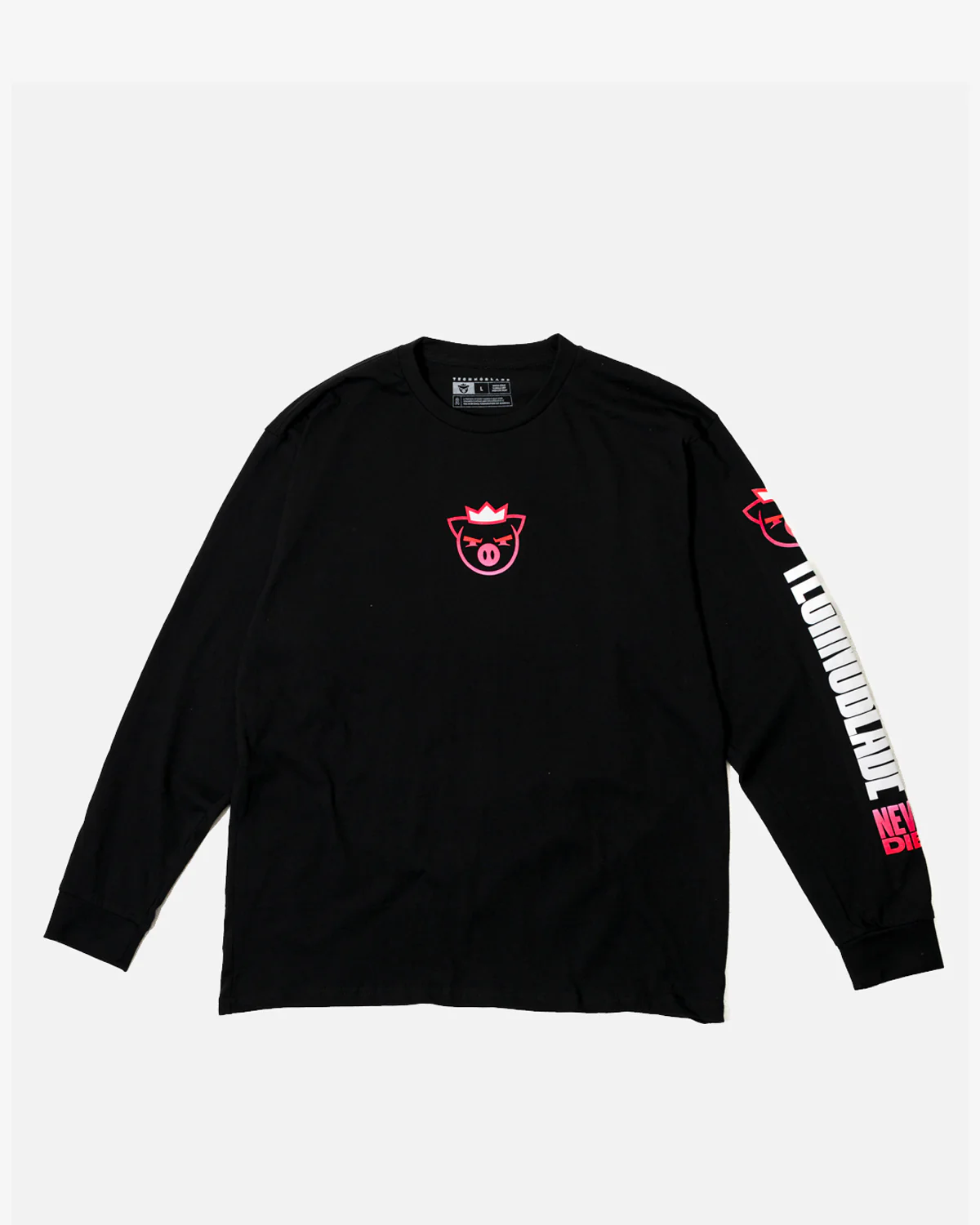 Never Dies Long Sleeve Tee (Black) - Image 4