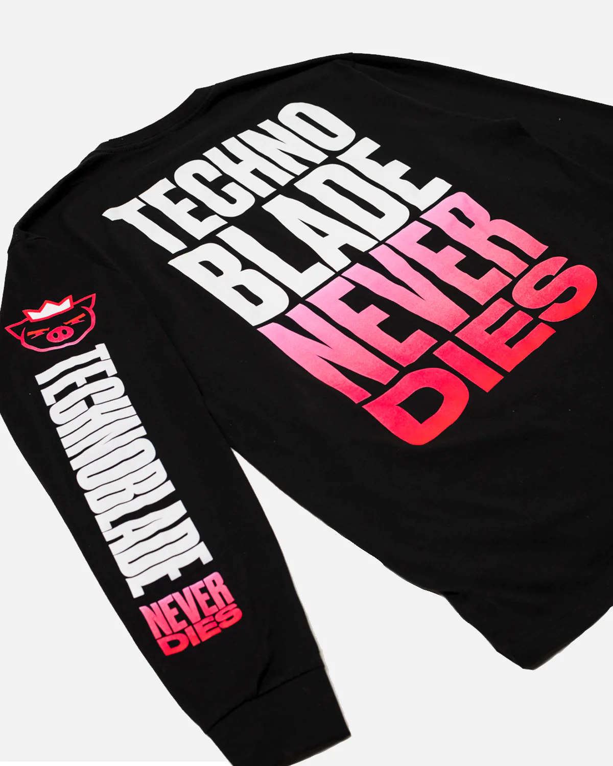 Never Dies Long Sleeve Tee (Black) - Image 5