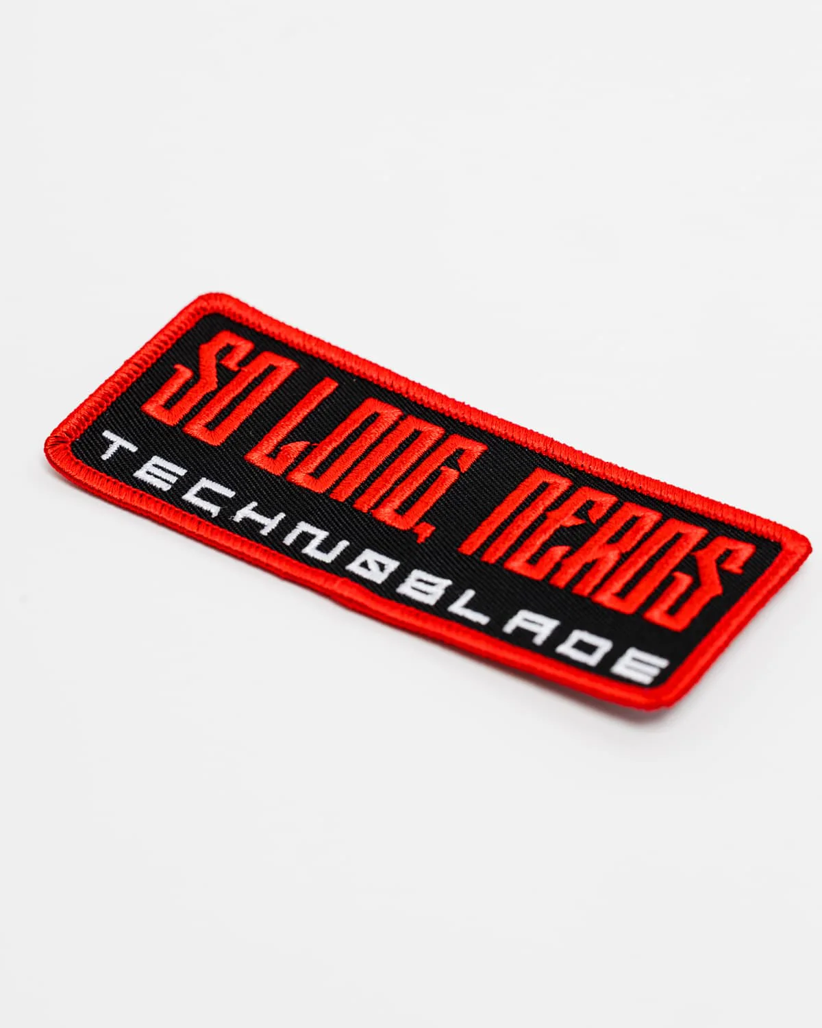 So Long Nerds Embroidered Patch - Image 4