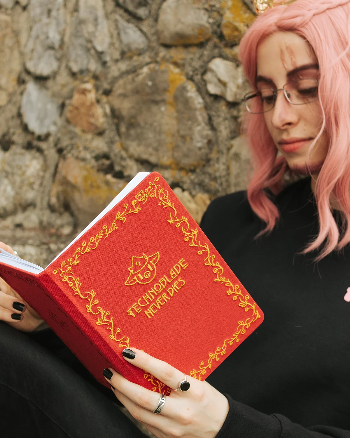 Techno Embroidered Notebook - Image 2