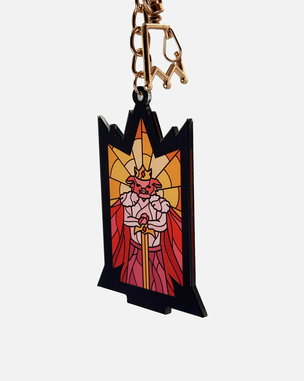 Techno Stained Glass Keychain Standee - Image 4