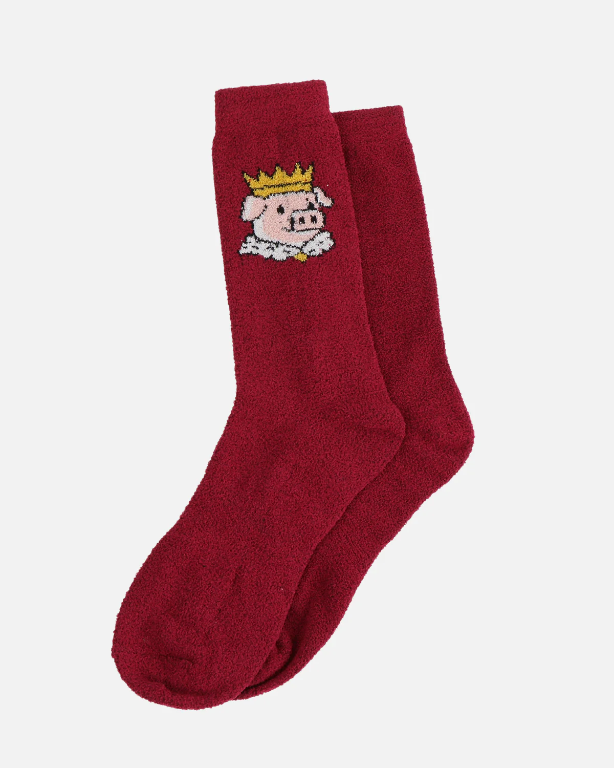 The King Cozy Socks (Red) - Image 4